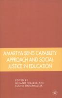 Amartya Sen's Capability Approach and Social Justice in Education 1403975043 Book Cover