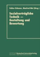 Sozialvertragliche Technik Gestaltung Und Bewertung 3824441268 Book Cover