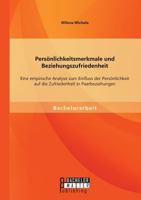 Personlichkeitsmerkmale Und Beziehungszufriedenheit 3656685916 Book Cover