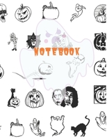 Composition Notebook: Halloween Design College Ruled 104 Pages 8.5 X 11 1698172249 Book Cover