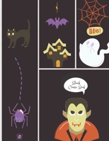 Blank Comic Book for Kids: Draw Your Own Comics with This Large Sketchbook: Create Your Own Drawing, Cartoons, and Comics, 8.5x11, 120 Pages. 1702225925 Book Cover