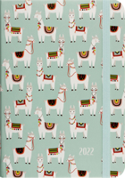 2022 Llamas Weekly Planner 1441336257 Book Cover