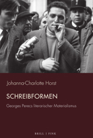 Schreibformen: Georges Perecs Literarischer Materialismus (German Edition) 3770568265 Book Cover