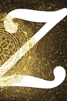 Z: Personalized Dot Grid Bullet BUJO Notebook Journal Modern Gold Mandala Minimalist Initial Monogram Letter Z- Many Usage Handy Travel Size For Boys Men Teens 1704413818 Book Cover