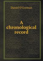 A Chronological Record 5518409583 Book Cover