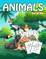 Dot to Dot Animals: 1-25 Dot to Dot Books for Children Age 3-5 (Activity Book for Kids) B08JLXYM5C Book Cover