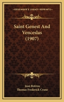 Saint Genest And Venceslas... 102282001X Book Cover