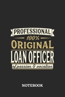Professional Original Loan Officer Notebook of Passion and Vocation: 6x9 inches - 110 graph paper, quad ruled, squared, grid paper pages - Perfect Office Job Utility - Gift, Present Idea 1696553768 Book Cover