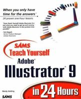 Sams Teach Yourself Adobe Illustrator 10 in 24 Hours 0672319381 Book Cover