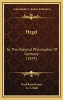 Hegel als Deutscher Nationalphilosoph 1016498071 Book Cover
