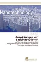 Auswirkungen Von Basisinnovationen 3838137817 Book Cover