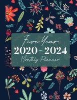 2020-2024 Five Year Monthly Planner: 60 Monthly Calendars with Monthly Focus, Goals, and To-Do List 1675633452 Book Cover