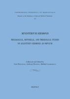 Ministerium Sermonis.: Philological, Historical and Theological Studies on Augustine's Sermones Ad Populum 250353192X Book Cover