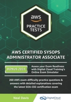 AWS Certified SysOps Administrator Associate Practice Tests B08RBH6VJT Book Cover