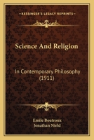 Science et religion dans la philosophie contemporaine 1104531615 Book Cover