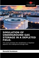 SIMULATION OF UNDERGROUND GAS STORAGE IN A DEPLETED FIELD.: This work promotes the rehabilitation of depleted deposits into underground storage sites. 6203634166 Book Cover