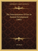 The Determination of Sex in Animal Development 1120743230 Book Cover