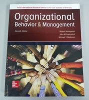 Organizational Behavior and Management 1260083950 Book Cover