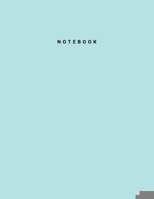 Notebook: PaleTurquoise Color - Writing Journal - College Ruled Notebook - Lined Notebook - Diary - Notepad - Large Composition Book - 8.5x11 inches - 120 pages 1651120781 Book Cover