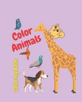 Color Animal Coloring book: Coloring book for children B08HB68MZF Book Cover