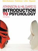 Atkinson and Hilgard's Introduction to Psychology 0155436686 Book Cover