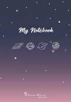 My Notebook: Space. Cuaderno B5 - malla de puntos / Dotted 1696557038 Book Cover