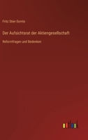 Der Aufsichtsrat Der Aktiengesellschaft 3846012971 Book Cover