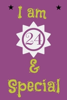 I am 24 and Special: Unicorn Journal and Sketchbook for 24 Year Old Girlss, A Gratitude Journal for 24 Year Old Girls,100 Lined Pages, 1661919170 Book Cover