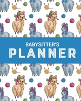 2020 Monthly and Undated Daily Planner: Large 2020 Scheduler Organizer for Babysitters w/ Simple Service Contract Agreement - Funny Blue Boy Llamas 1654343730 Book Cover