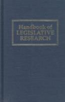 Handbook of Legislative Research 0674370759 Book Cover