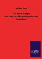 Das Neue Europa 3846025496 Book Cover