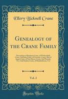 Genealogy of the Crane Family; Volume 2 0343096218 Book Cover