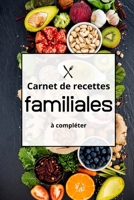 Carnet de Recettes Famililales à Completer: Carnet de Recettes de Cuisines Familiales à Compléter. Un Cadeau Ideal à Offrir à sa familles et aux amis (French Edition) B086FZTQFS Book Cover