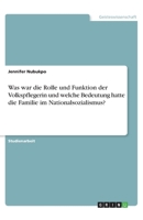 Was war die Rolle und Funktion der Volkspflegerin und welche Bedeutung hatte die Familie im Nationalsozialismus? (German Edition) 3346131629 Book Cover
