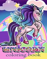 Unicorn Coloring Book (For Kids ages 4-8): Unicorn Coloring Book (For Girls 4-8) 1951921011 Book Cover