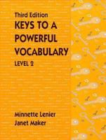Keys to a Powerful Vocabulary Level 2 0135149924 Book Cover