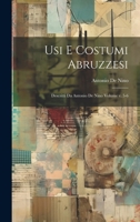 Usi e costumi abruzzesi; descritti da Antonio de Nino Volume v. 5-6 1021460214 Book Cover