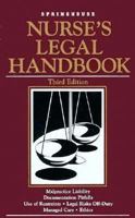 Nurse's Legal Handbook 1582552800 Book Cover