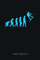 NOTIZBUCH: Tolles Geschenk für Wakeboarder und Wakeboarderinnen I Notizbuch, 120 karierte Seiten I Format 6x9 Zoll, DIN A5 I Soft Cover matt I (German Edition) 1699768110 Book Cover