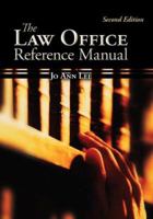 The Law Office Reference Manual 0073511838 Book Cover