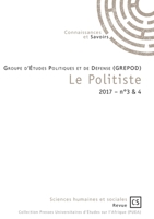 Le Politiste / 2017 - n 3 & 4 (French Edition) 2753905576 Book Cover