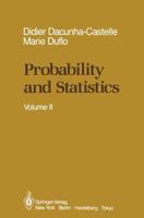 Probability and Statistics: Volume II 1461293391 Book Cover