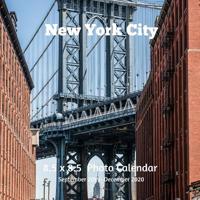 New York City 8.5 X 8.5 Calendar September 2019 -December 2020: Monthly Calendar with U.S./UK/ Canadian/Christian/Jewish/Muslim Holidays-Manhattan New York Travel 1074370775 Book Cover