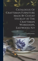 Catalogue of Craftsman furniture 1015644406 Book Cover