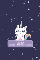 Weekly & Monthly Planner 2020: A cute beautiful planner for Cat & Unicorn Enthusiasts January 2020 - December 2020 1679011146 Book Cover