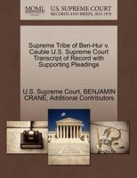 Supreme Tribe of Ben-Hur v. Cauble U.S. Supreme Court Transcript of Record with Supporting Pleadings 1270177346 Book Cover