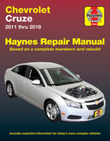 Chevrolet Cruze Haynes Repair Manual: 2011 thru 2019 - Based on a complete teardown and rebuild 1620923823 Book Cover