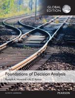 Foundations of Decision Analysis 129207969X Book Cover