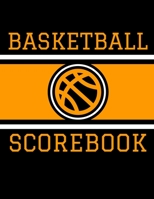 Basketball Scorebook: Basic Basketball Scorebook - 50 Games 1690836008 Book Cover
