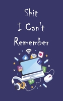 Shit I Can't Remember: Internet Address and internet password organizer, 51pages, 5*8 inches 1661883303 Book Cover
